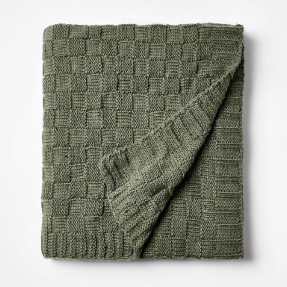 Checkered Knit with Neps Throw Blanket - Threshold Studio McGee